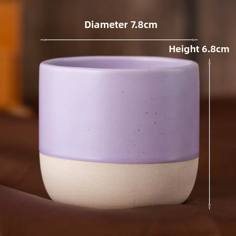 Vintage Coffee Mug 100Ml 170Ml 200Ml Ceramics Tea Cup Japanese-Style Cafes Drinkware Stoneware Espresso for Restaurants Hotels