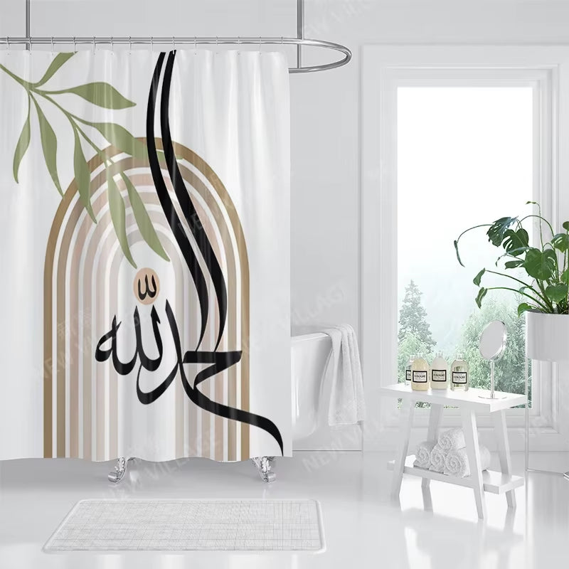 Waterproof Fabric Shower Curtains Bathroom Curtain Accessories 180X200 Bath Curtain for Shower 240*200 Nordic Boho Decoration