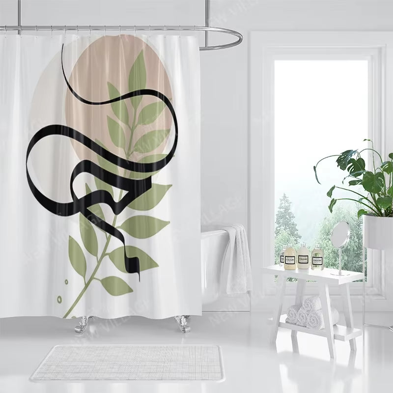 Waterproof Fabric Shower Curtains Bathroom Curtain Accessories 180X200 Bath Curtain for Shower 240*200 Nordic Boho Decoration