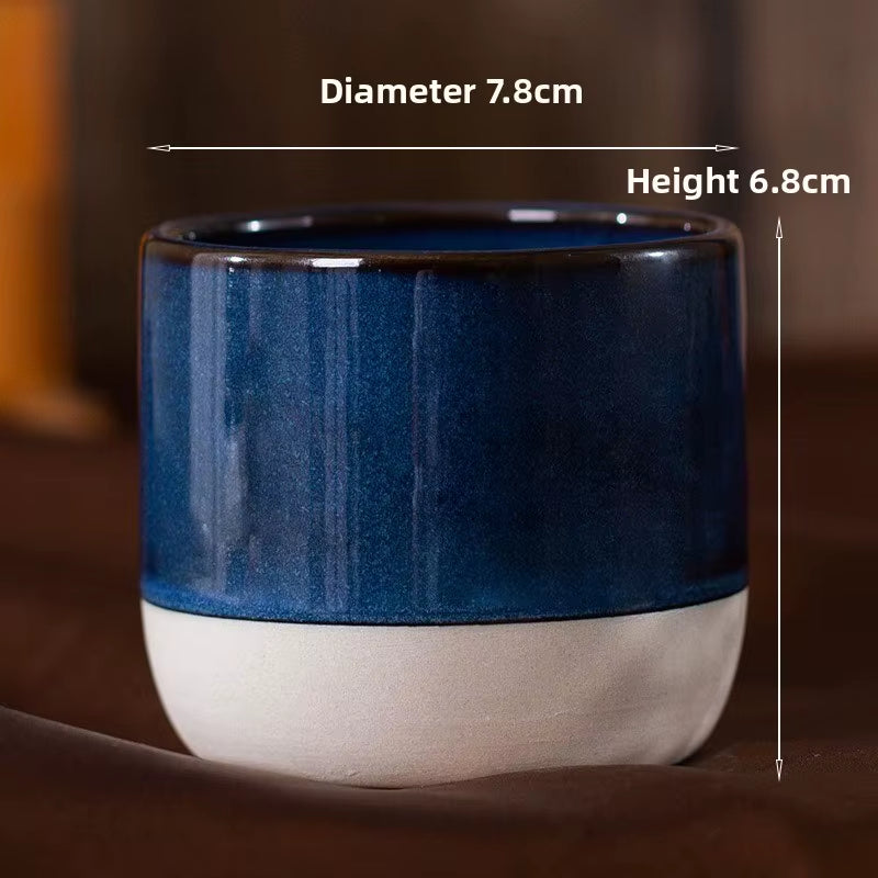 Vintage Coffee Mug 100Ml 170Ml 200Ml Ceramics Tea Cup Japanese-Style Cafes Drinkware Stoneware Espresso for Restaurants Hotels