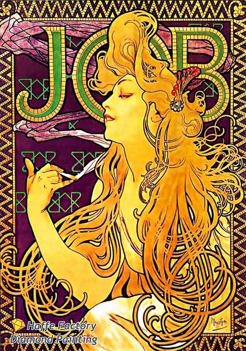 Alphonse Maria Mucha Zodiaque Famous Painting Diy 5D Diamond Mosaic Painting Byzantine Art Girl Cross Stitch Diy Home Decor