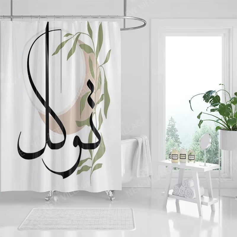 Waterproof Fabric Shower Curtains Bathroom Curtain Accessories 180X200 Bath Curtain for Shower 240*200 Nordic Boho Decoration