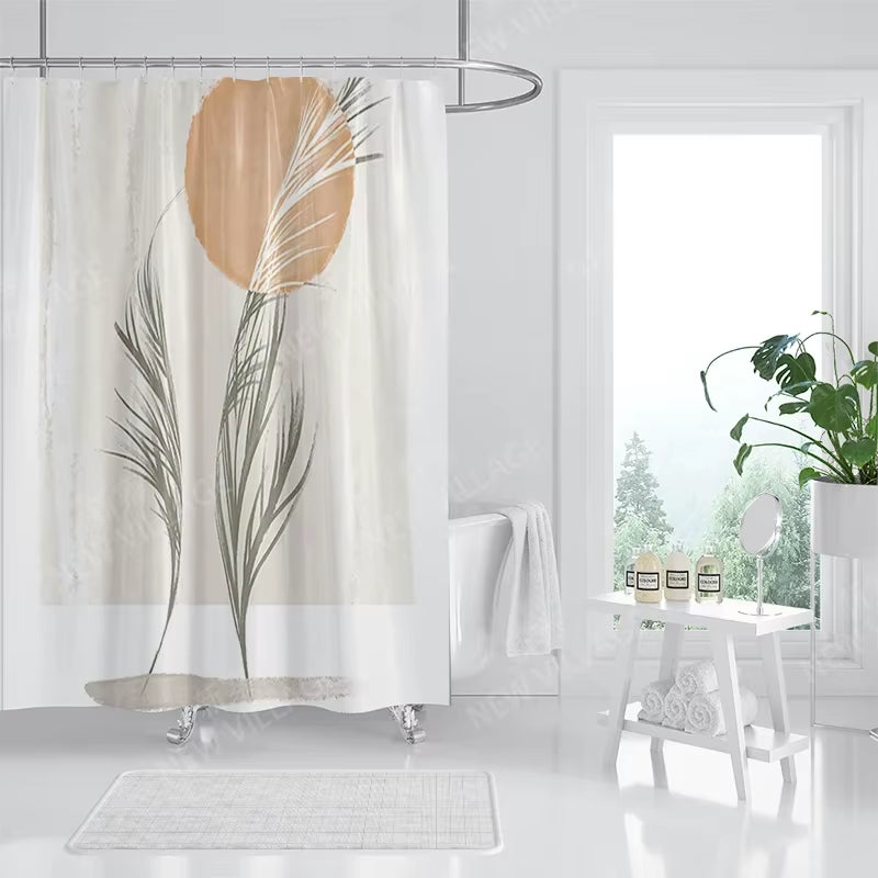 Waterproof Fabric Shower Curtains Bathroom Curtain Accessories 180X200 Bath Curtain for Shower 240*200 Nordic Boho Decoration