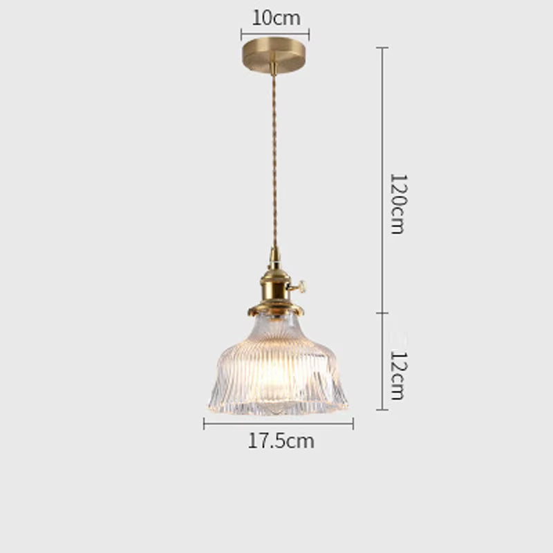 Modern Glass Pendant Light for Bedroom Kitchen Dining Room Hanging Lamp LED Flower Luminaire Chandelier Nordic Lighting Cafe Bar