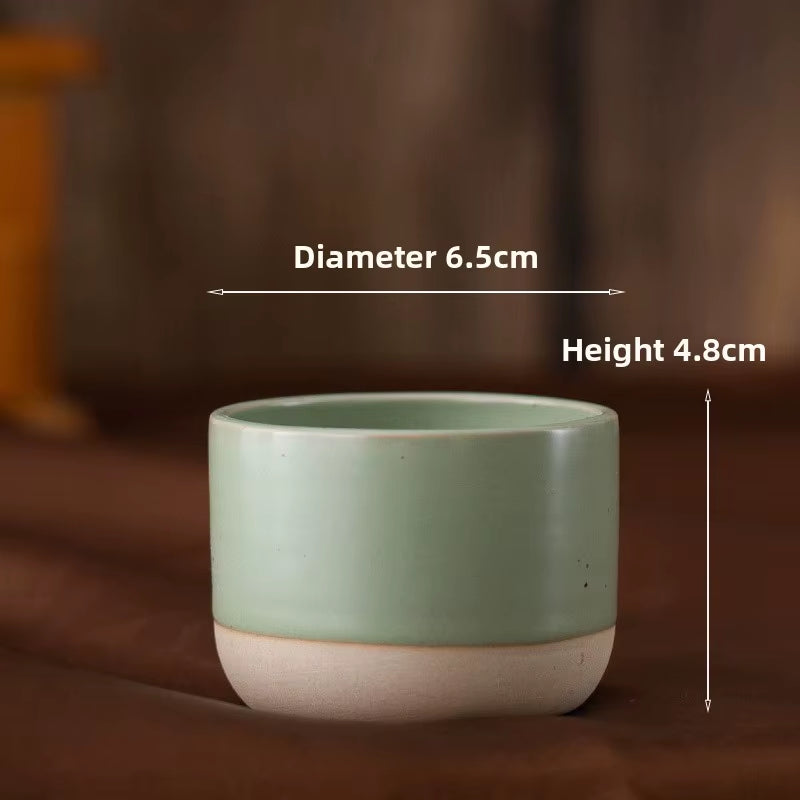Vintage Coffee Mug 100Ml 170Ml 200Ml Ceramics Tea Cup Japanese-Style Cafes Drinkware Stoneware Espresso for Restaurants Hotels