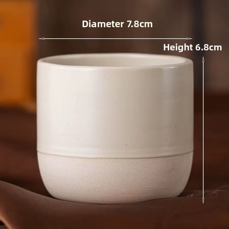 Vintage Coffee Mug 100Ml 170Ml 200Ml Ceramics Tea Cup Japanese-Style Cafes Drinkware Stoneware Espresso for Restaurants Hotels