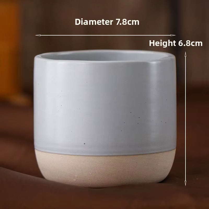 Vintage Coffee Mug 100Ml 170Ml 200Ml Ceramics Tea Cup Japanese-Style Cafes Drinkware Stoneware Espresso for Restaurants Hotels