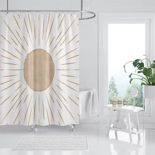 Waterproof Fabric Shower Curtains Bathroom Curtain Accessories 180X200 Bath Curtain for Shower 240*200 Nordic Boho Decoration